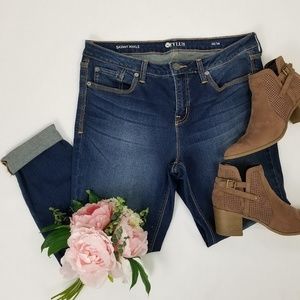 Stylus Skinny Ankle Rolled Hem Jeans